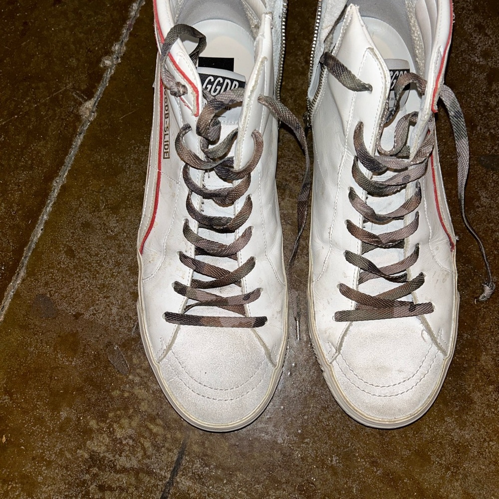 Golden Goose Men's White High-Top Sneakers - Picture 2 of 7